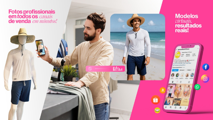 Com FotoModel, você descobre a chave para montar ensaios de moda profissionais sozinha e com facilidade.